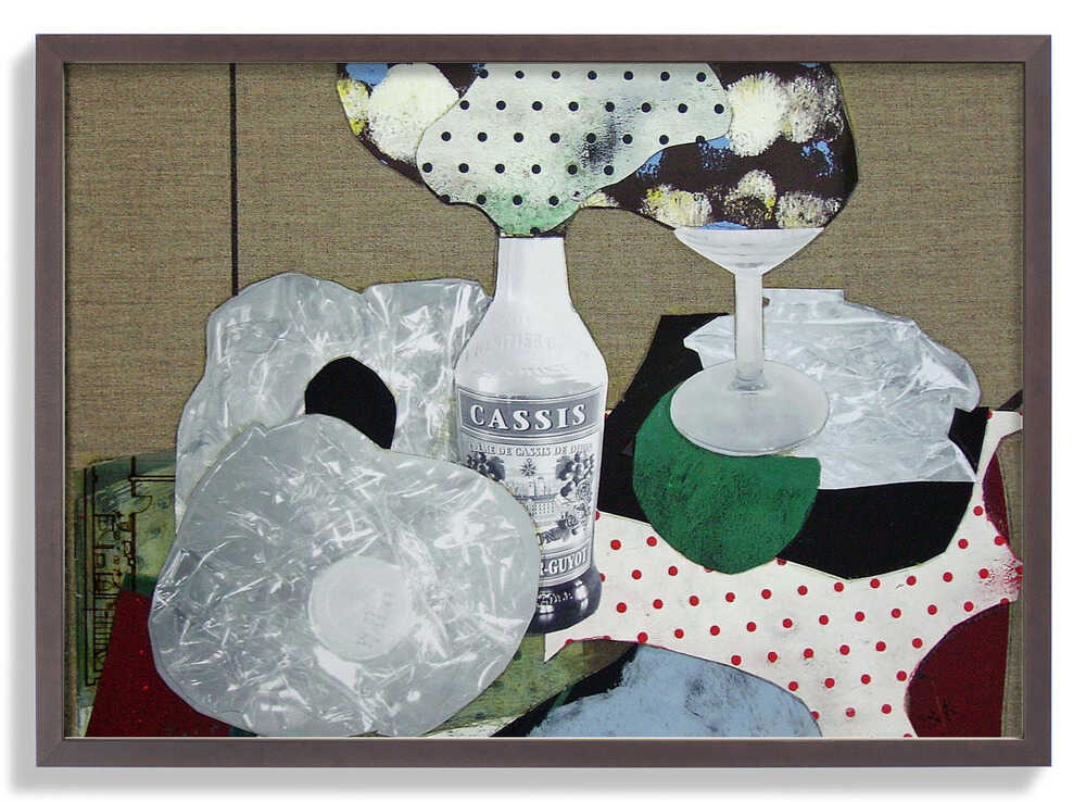 verre et bouteille von Pascal Marlin