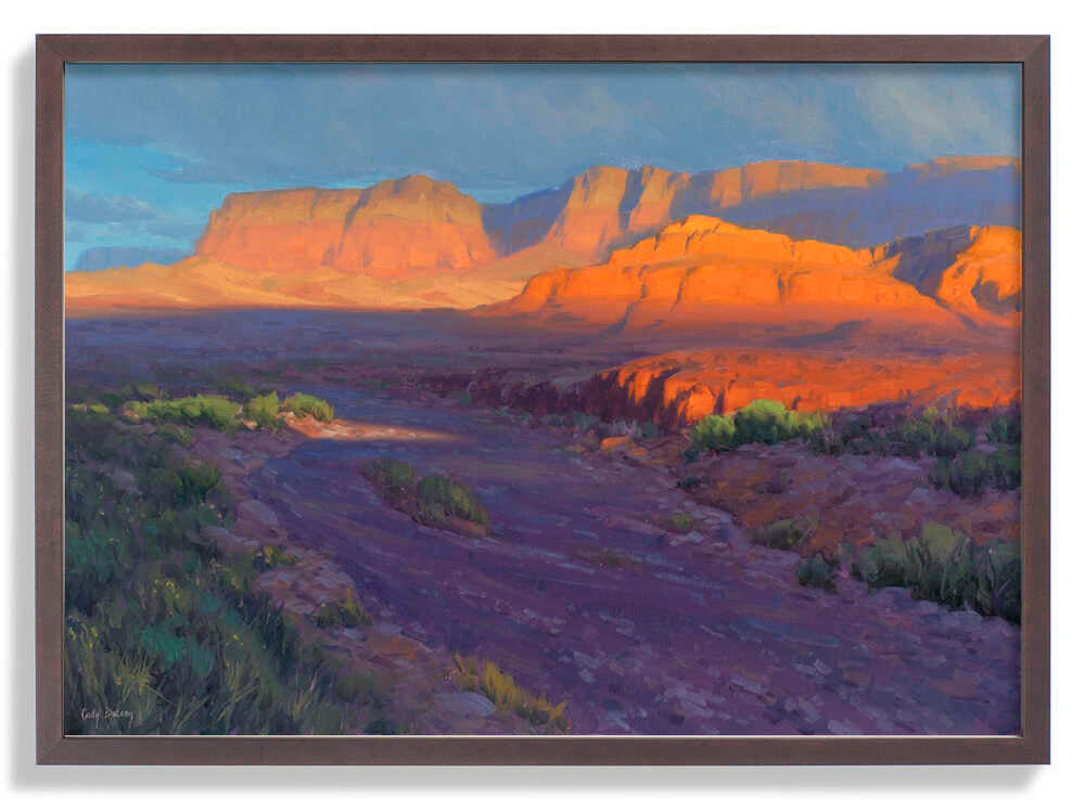 Die majestätische Schönheit des Grand Canyon bei Sonnenuntergang von Cody DeLong