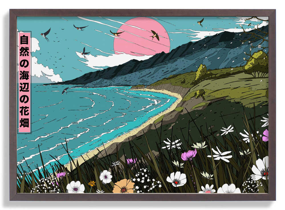 Natures Costal Meadow Panormama von Nicholas