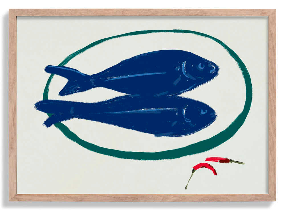 Blauer Fisch und Gewürz von Little Dean