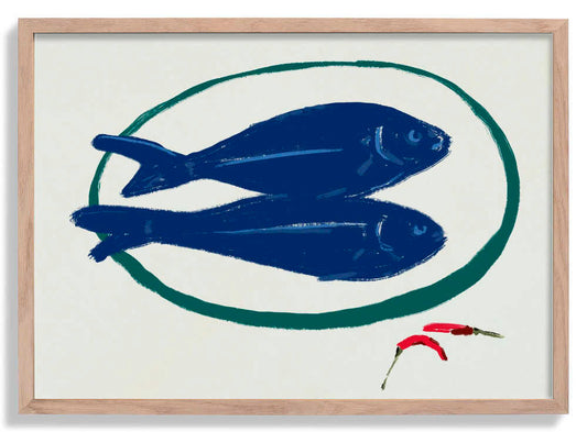 Blauer Fisch und Gewürz von Little Dean