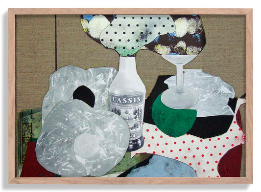 verre et bouteille von Pascal Marlin