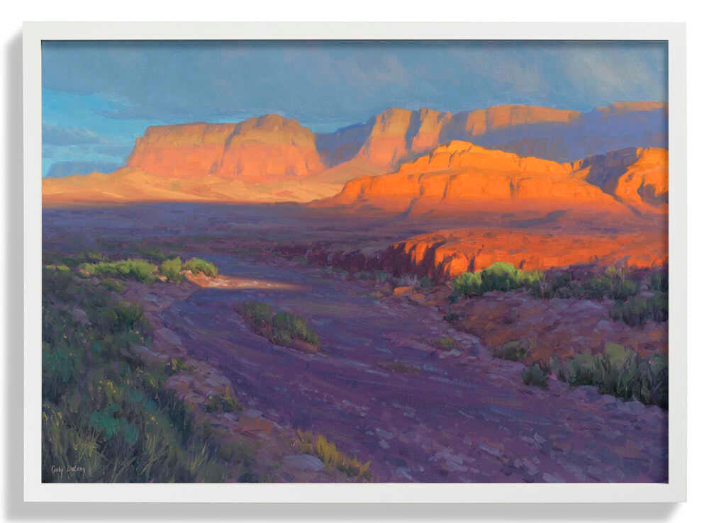 Die majestätische Schönheit des Grand Canyon bei Sonnenuntergang von Cody DeLong