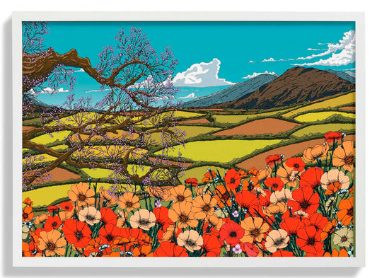 Wildflower Blossom Landscape von Nicholas