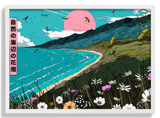 Natures Costal Meadow Panormama von Nicholas