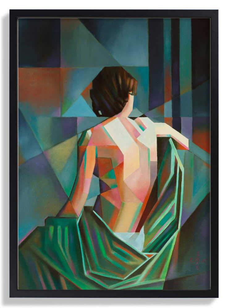 Homage to Eugène Durieu’s Seated Female Nude by Corné Akkers
