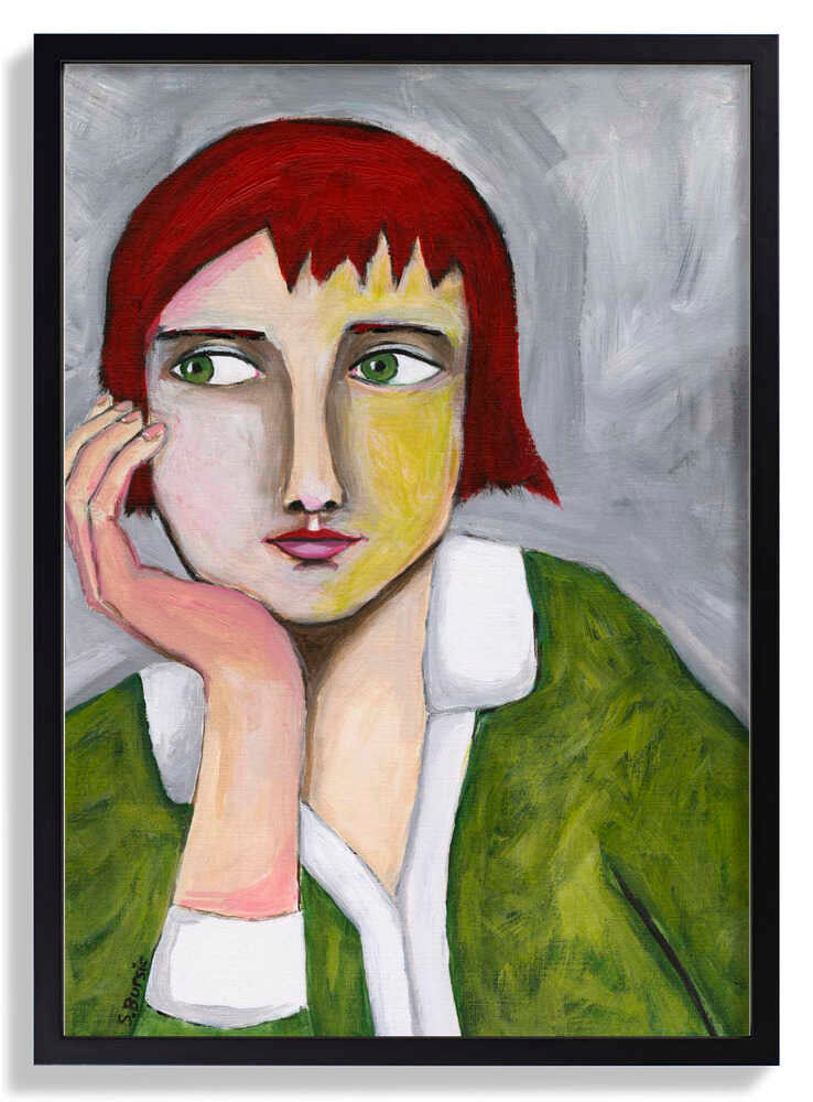 Thinking Lady by Sharyn Bursic