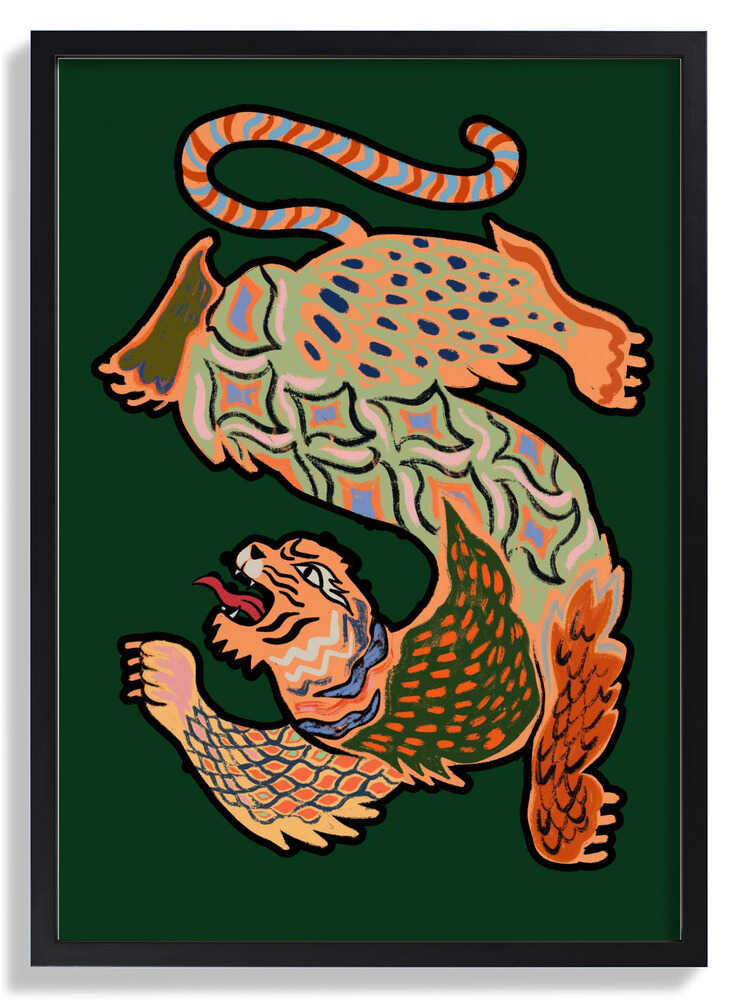 Asiantiger Green by Arty Guava