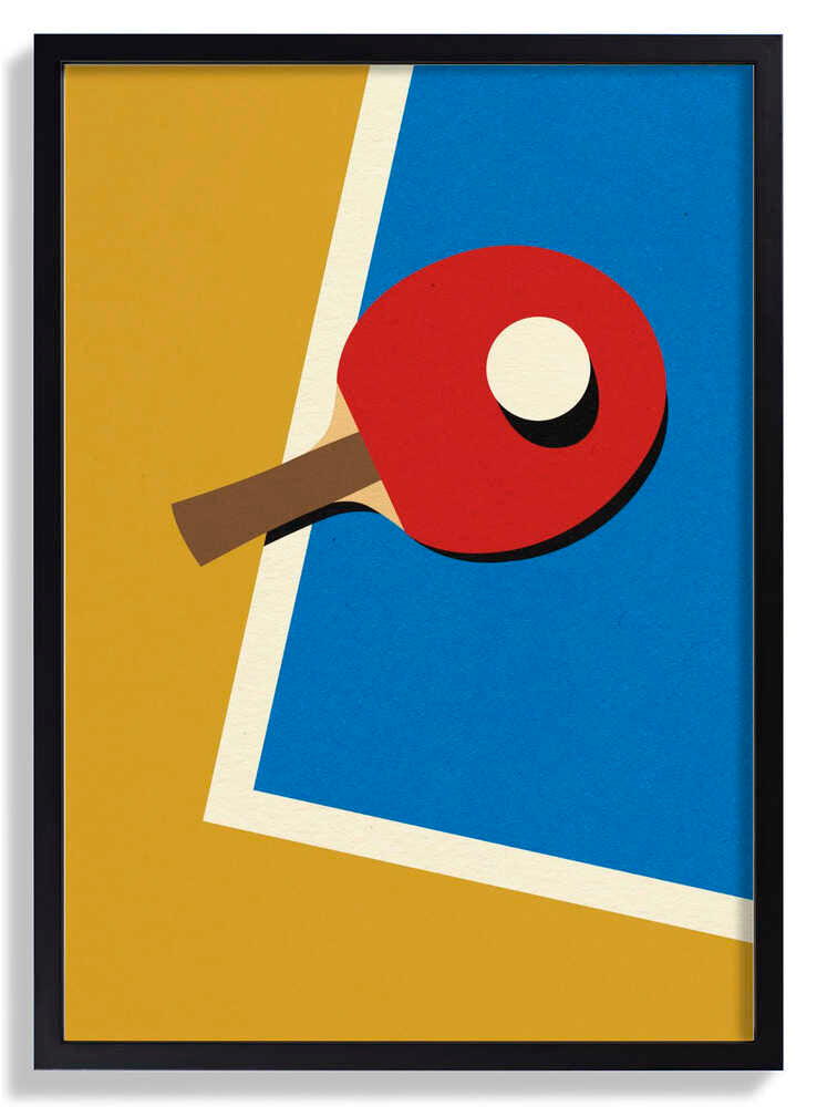 Table Tennis Team Red by Rosi Feist