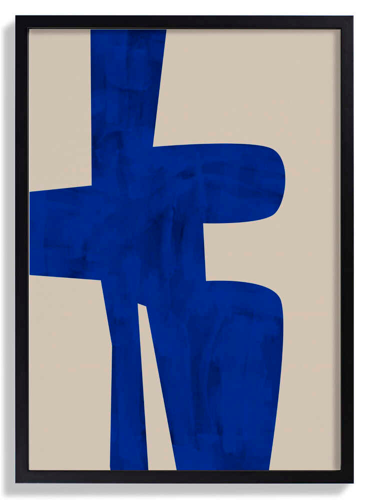 Blue Harmony Shape by Elena Ristova