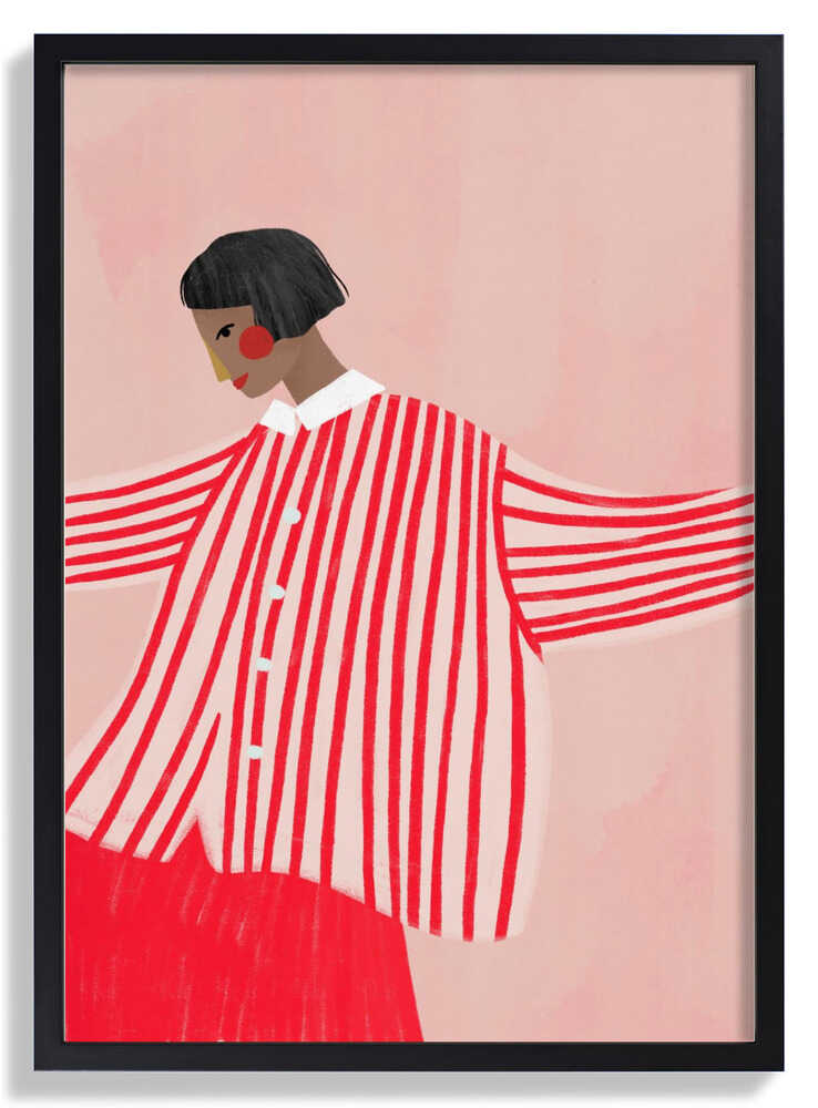 The Woman With the Red Stripes by Bea Müller