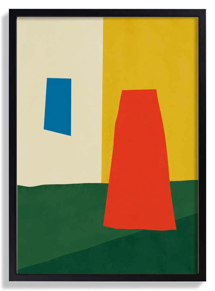 Kühne geometrische Formen und leuchtende Farben von Little Dean