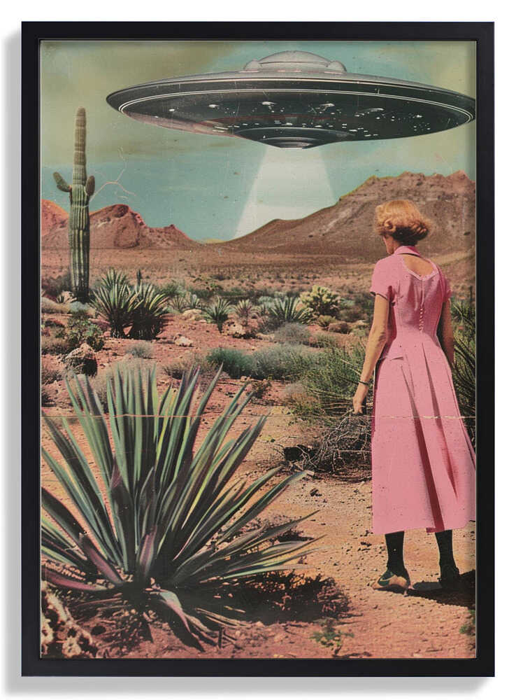 Schwebendes UFO von Samantha Hearn