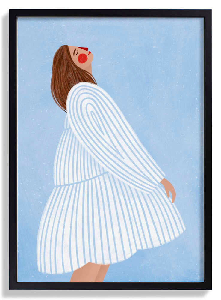 The Woman With the Blue Stripes by Bea Müller