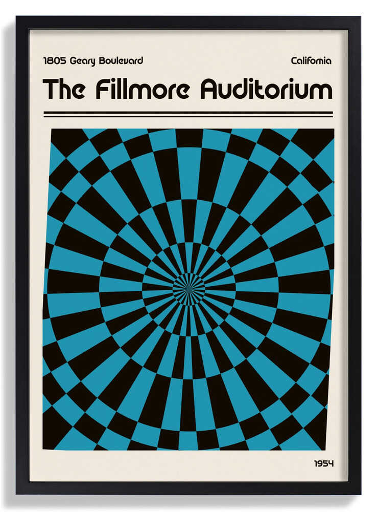 The Fillmore Poster by Retrodrome