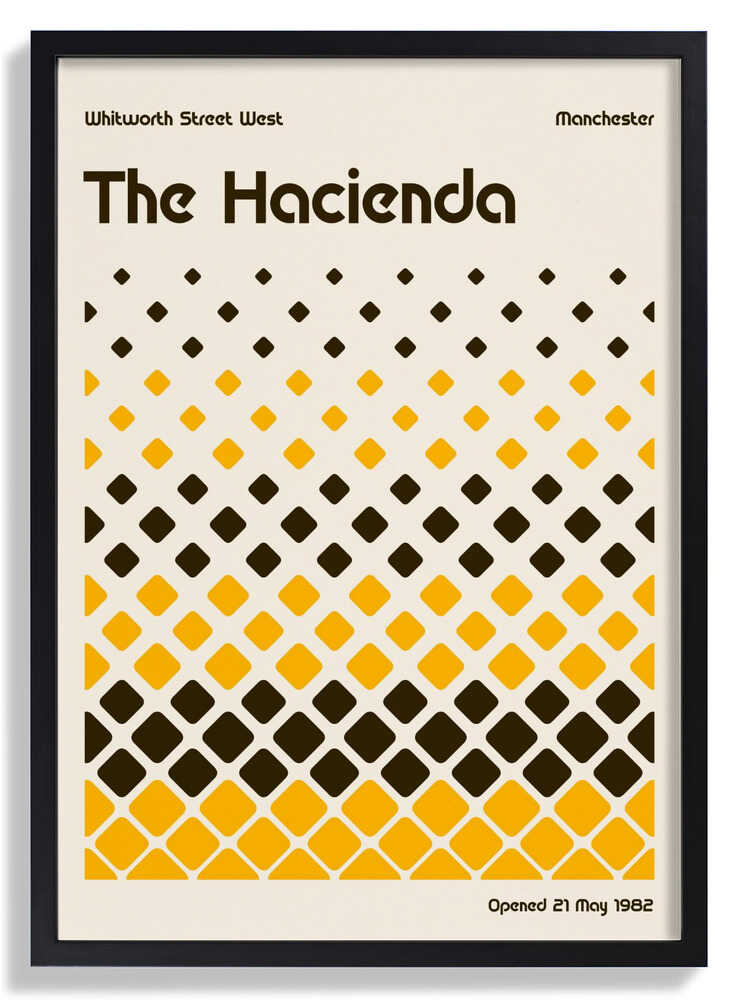 Hacienda Poster von Retrodrome