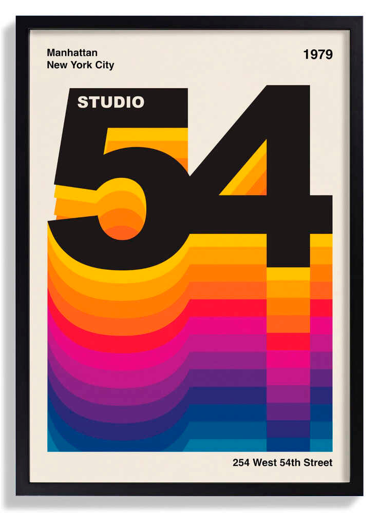 Studio 54 Retro Design by Retrodrome
