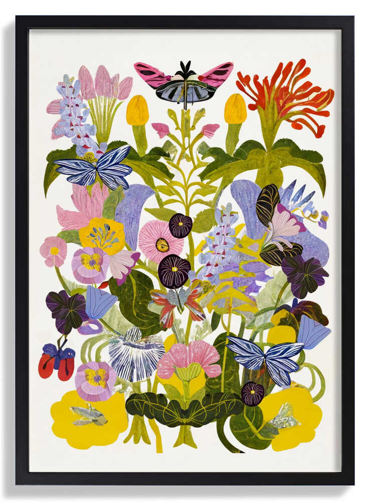 Abstract Autumn Floral by Rafaela Mascaro