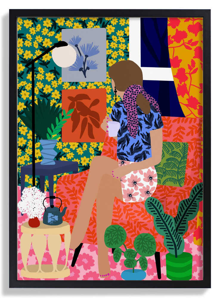 Tea time girl by Rafaela Mascaro