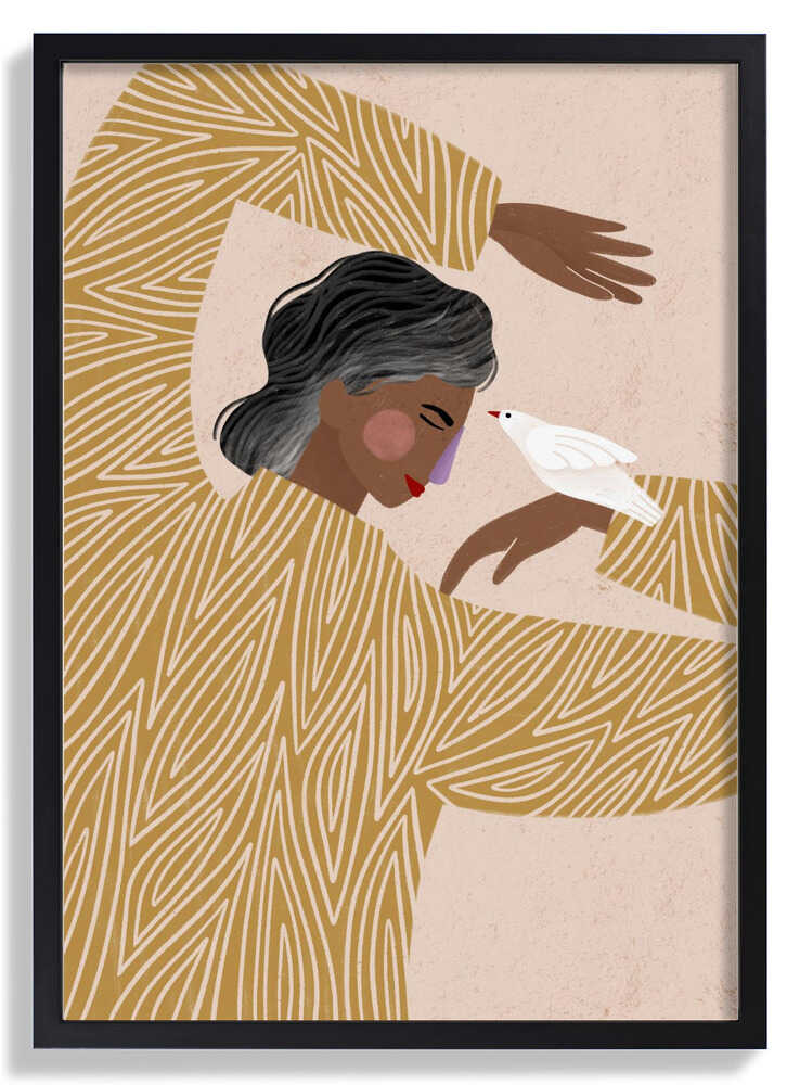 The Woman With a Bird by Bea Müller