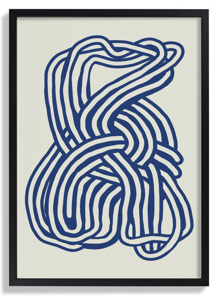 Organische Form in blau 02 von Little Dean