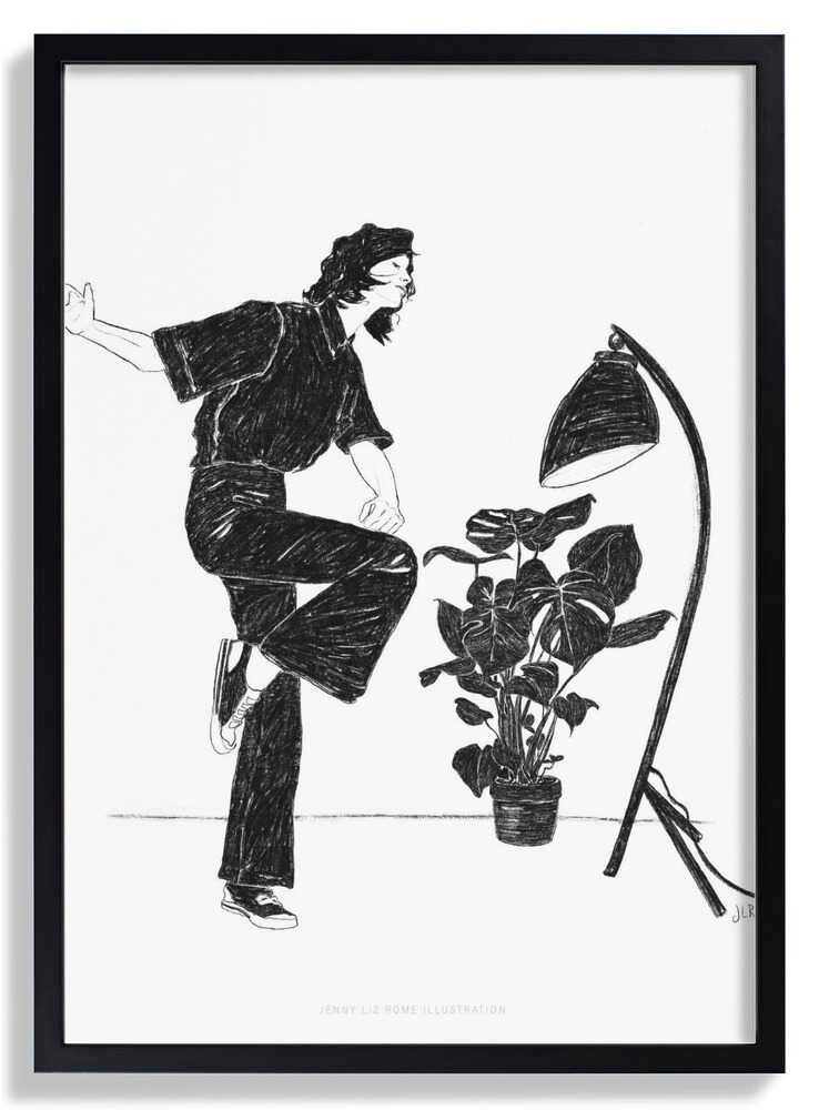 Jlr Dancingathome4 Blackandwhite by Jenny Liz Rome