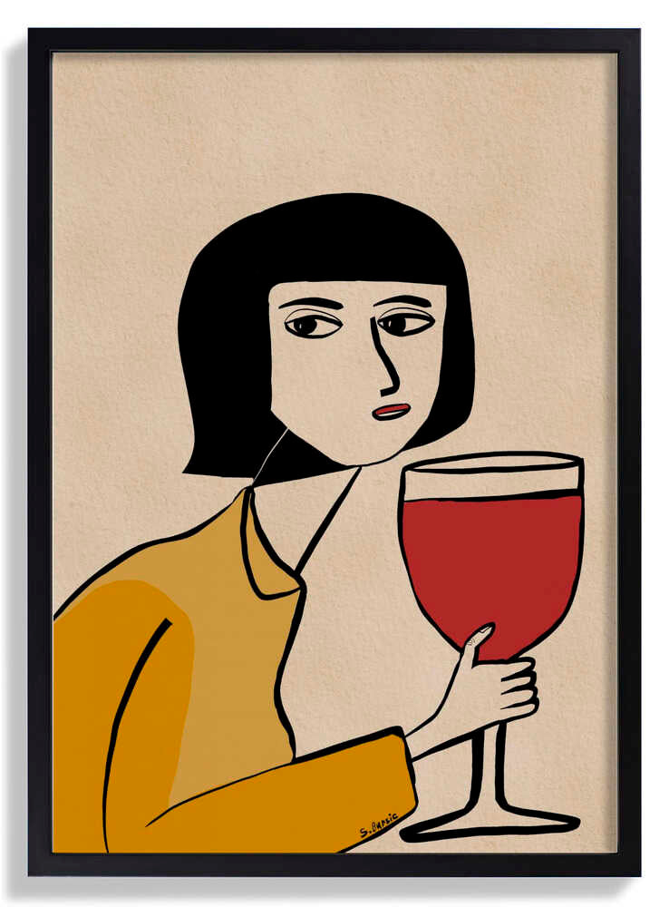 Wine lover by Sharyn Bursic