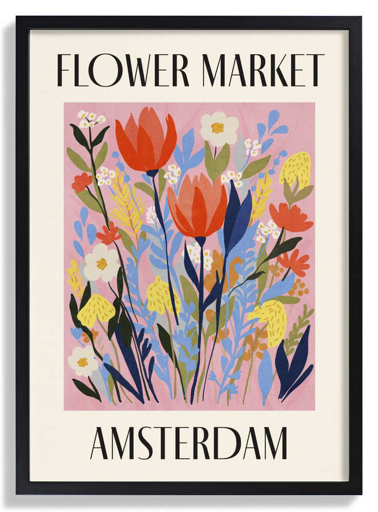 Flower Market Amsterdam Netherlands by Dirkie Nell
