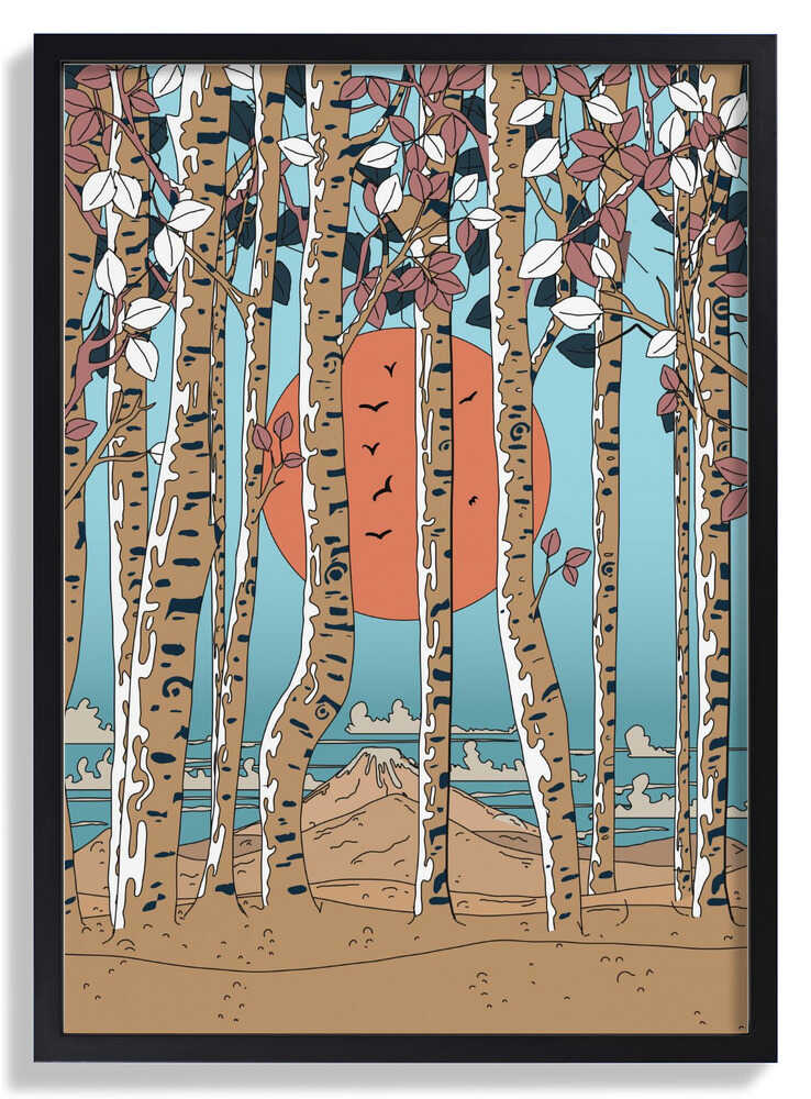 Japanische Birkenbäume von Nicholas