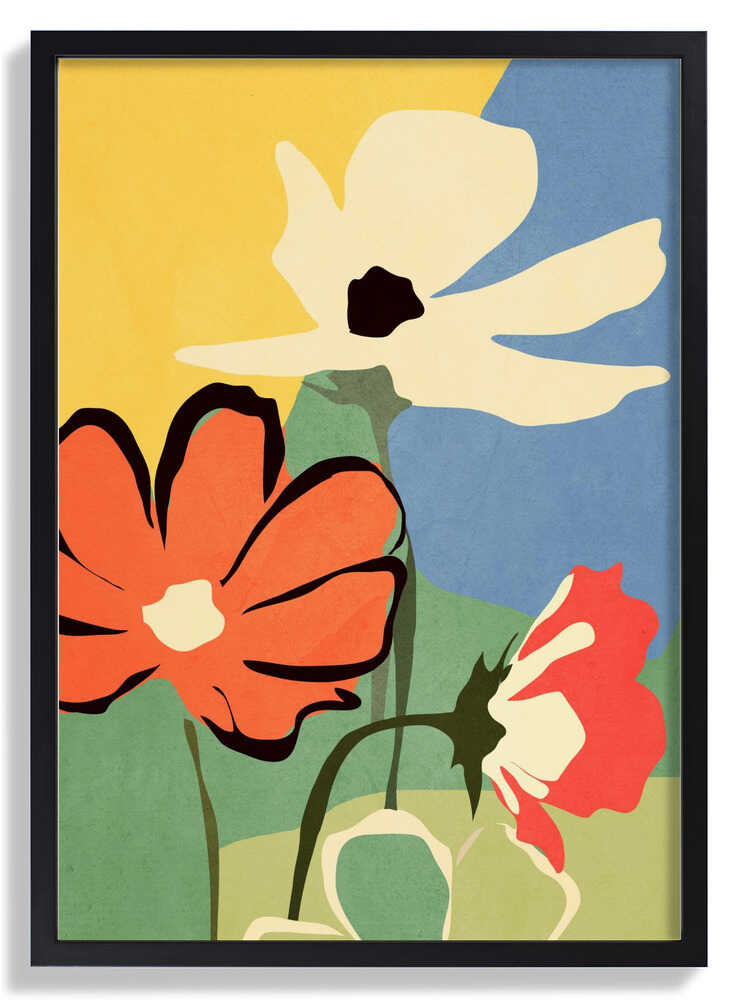 Moderne abstrakte Kunst Blumen von ThingDesign