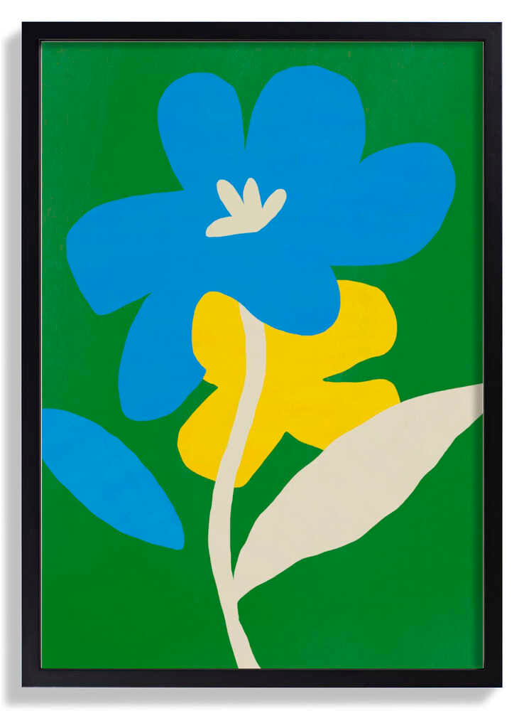 Contrast Blue And Yellow von Little Dean