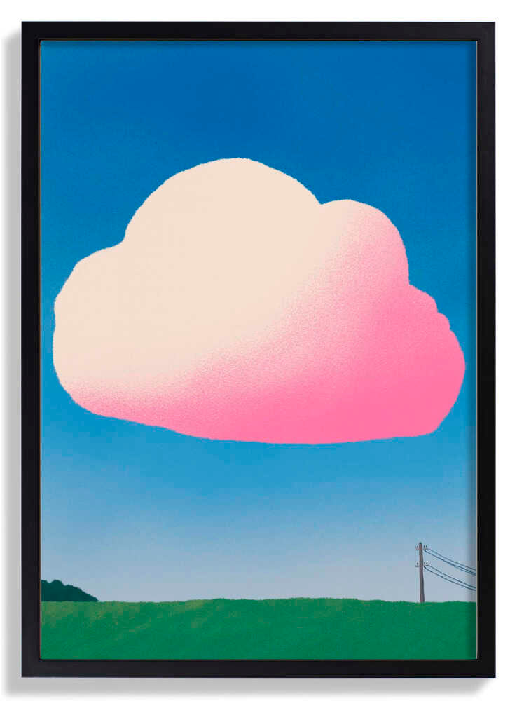 Rosa Farbverlaufswolke von Little Dean