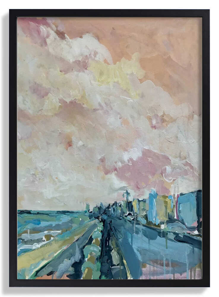 Pastellfarbene Skyline Drift von Alice White