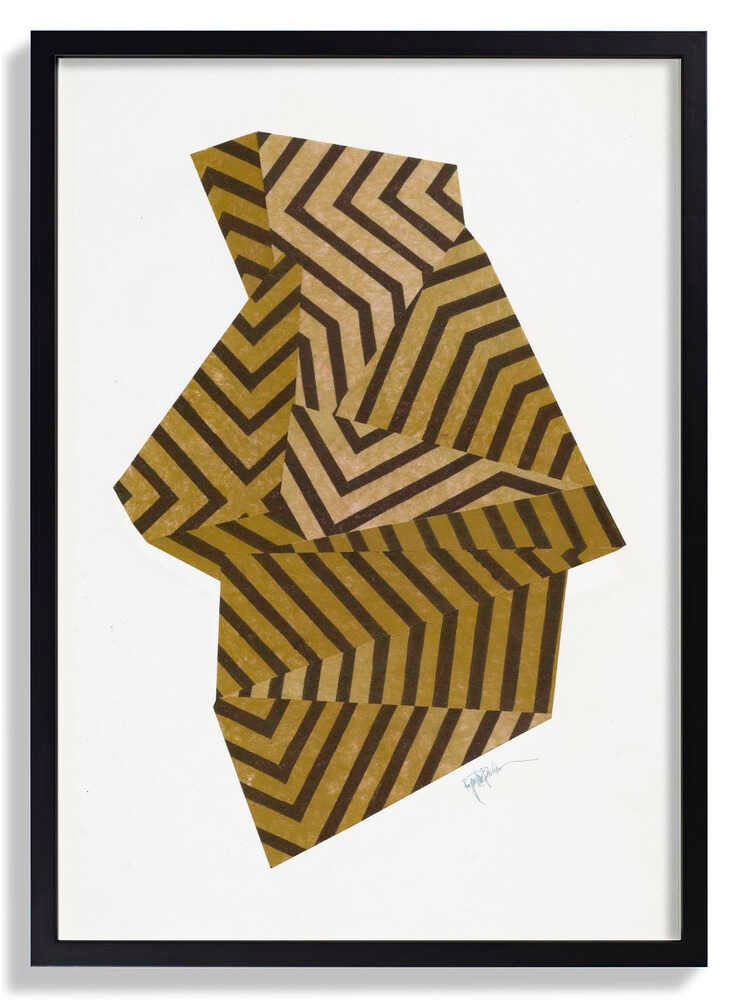 Zen Stone IV. (ochre version) by Paulina Vårregn