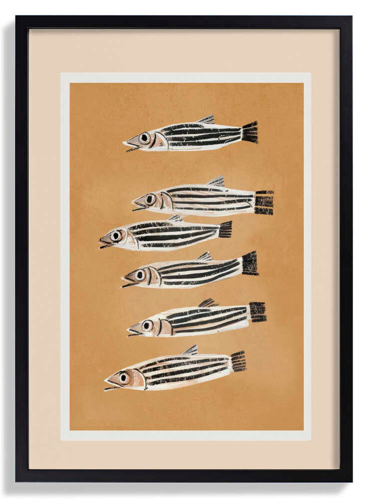 Minimal Fish Study by City Art