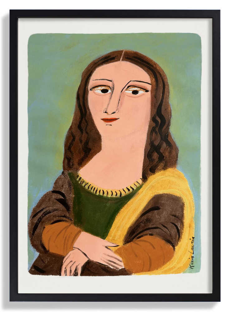 Modern Mona Lisa by Karin Lauria