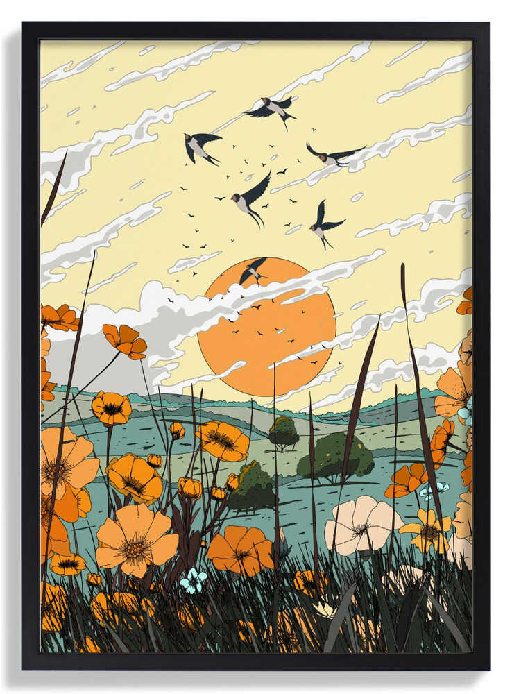 Japan Landschaft im Sommer von Nicholas