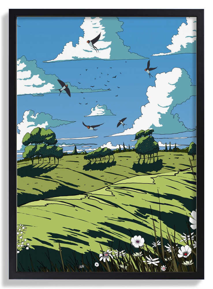 Landschaft im Sommer von Nicholas