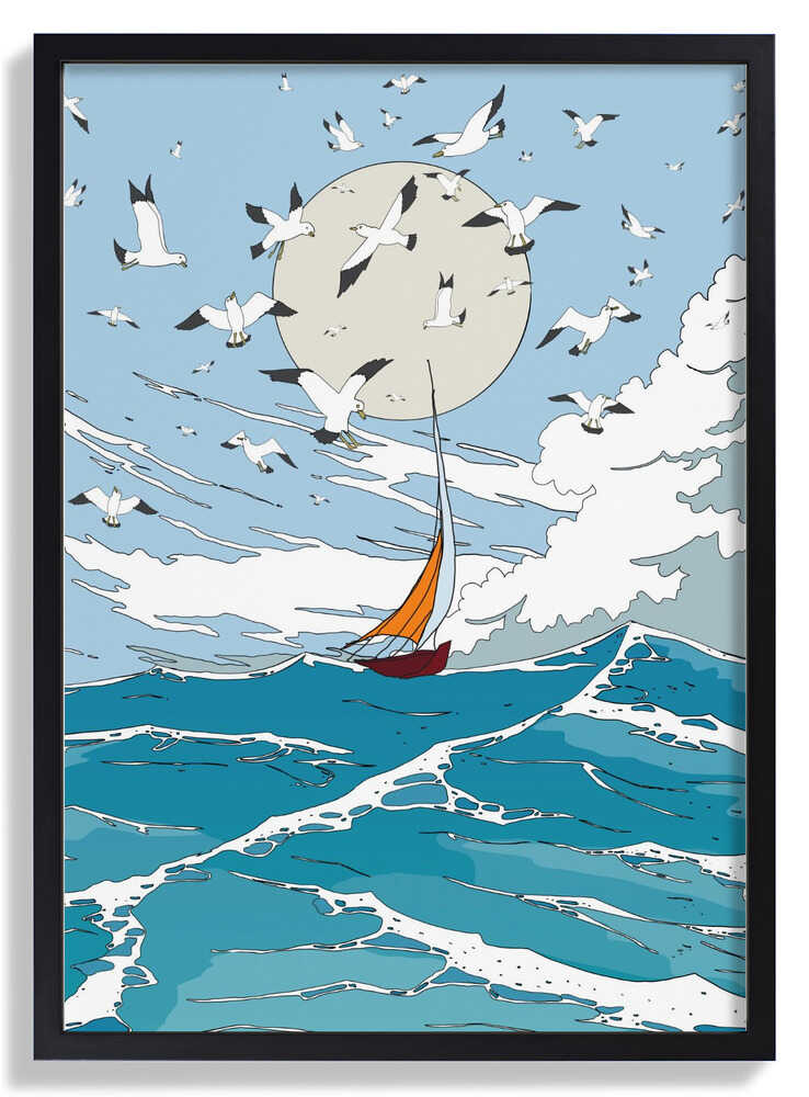 Seelandschaft und Möwen von Nicholas