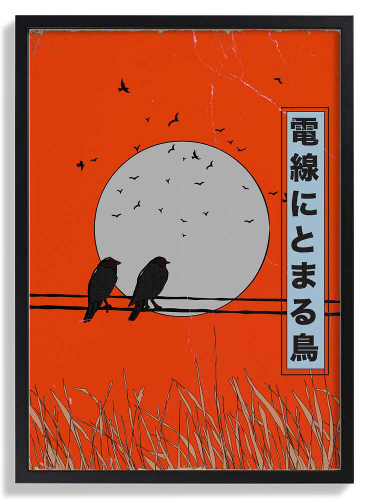 Vögel auf einem Draht von Nicholas