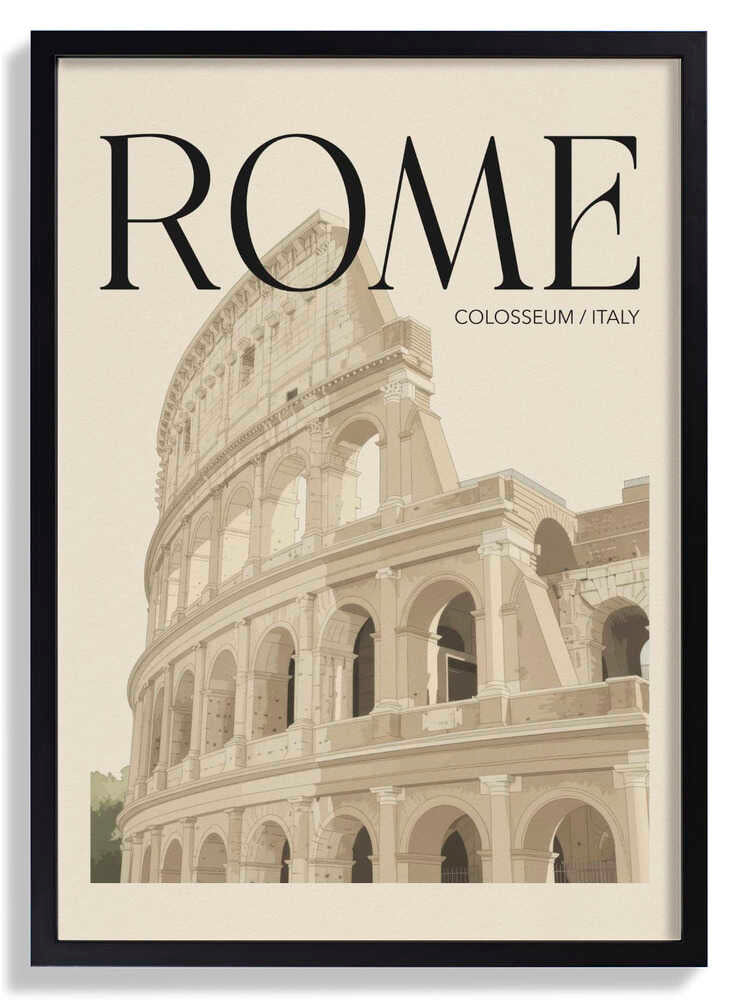 Rom Reiseposter von Andreas Magnusson