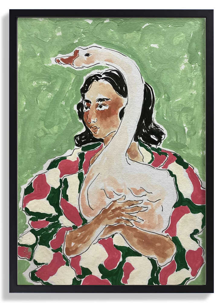 Girl With Duck by Rushati Chowdhury