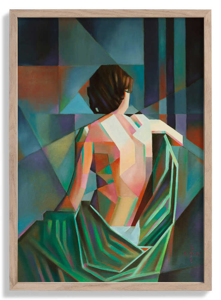 Homage to Eugène Durieu’s Seated Female Nude by Corné Akkers