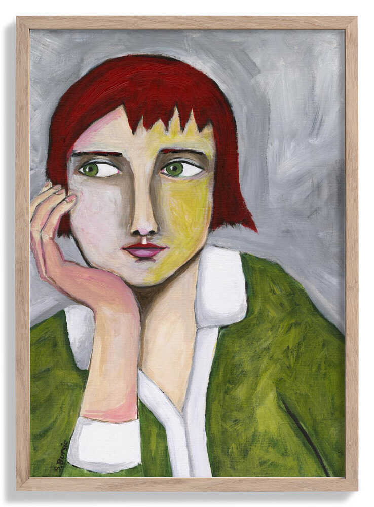 Thinking Lady by Sharyn Bursic