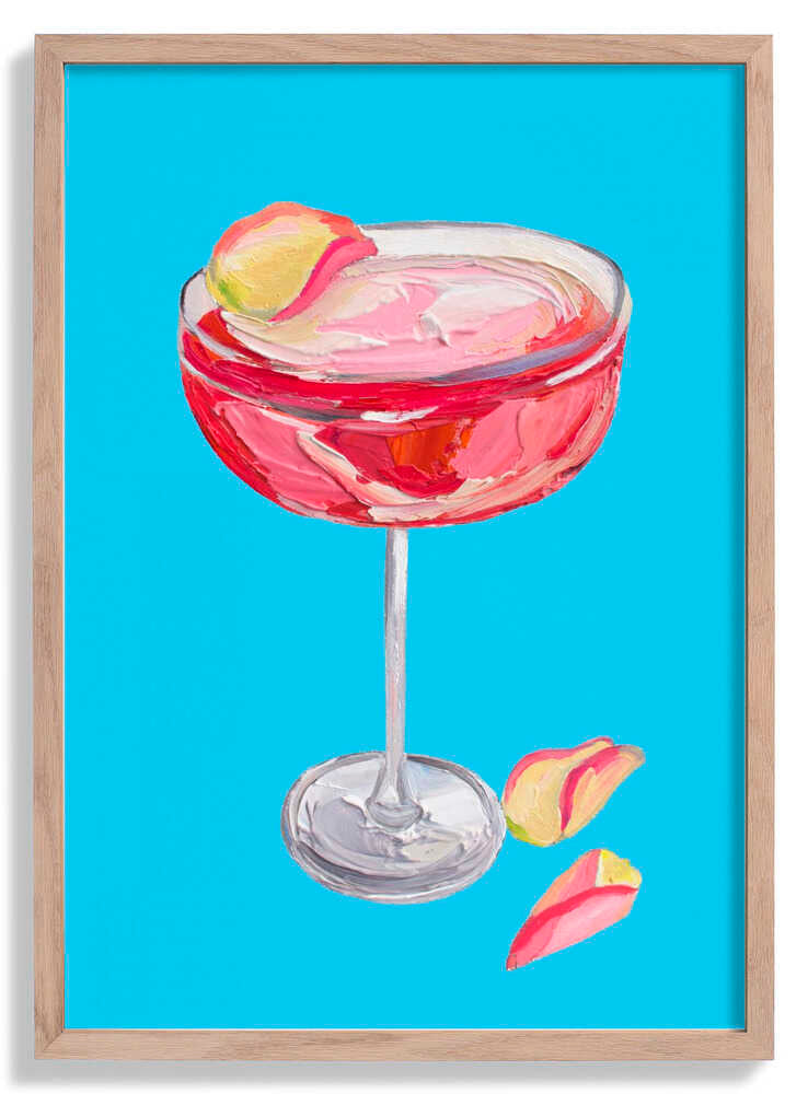 Sparkling Rose Gin Cocktail by Alice Straker