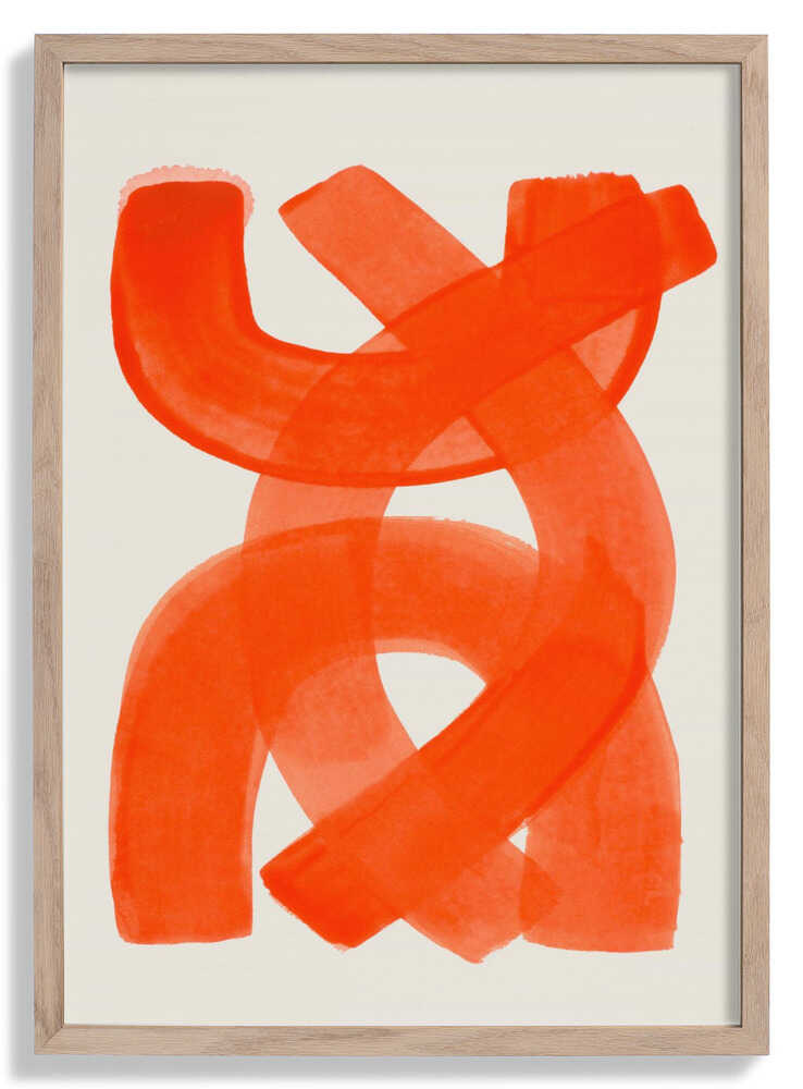 Orange Strokes von Ejaaz Haniff