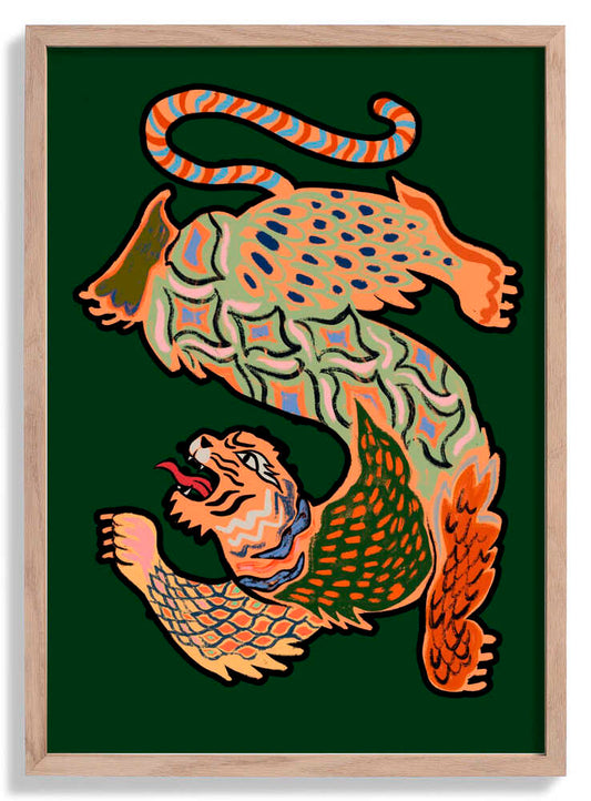 Asiantiger Green by Arty Guava