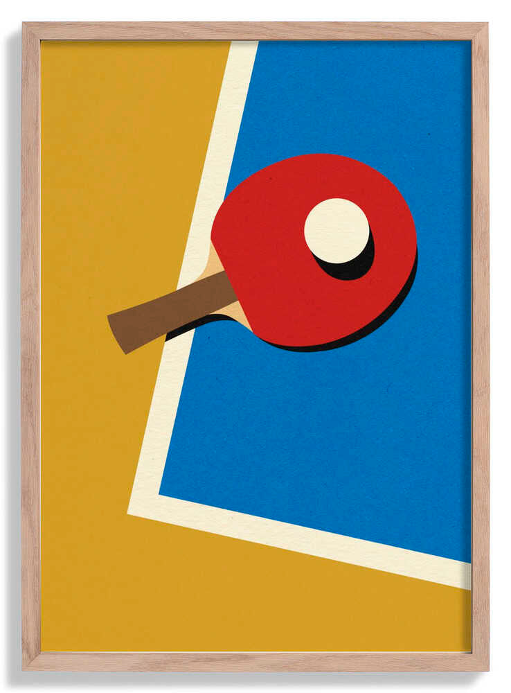 Table Tennis Team Red by Rosi Feist