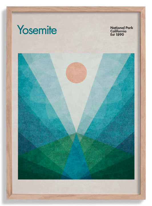 Geometrischer Sonnenaufgang von Emel Tunaboylu