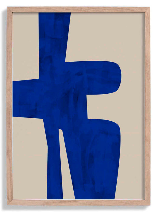 Blue Harmony Shape by Elena Ristova